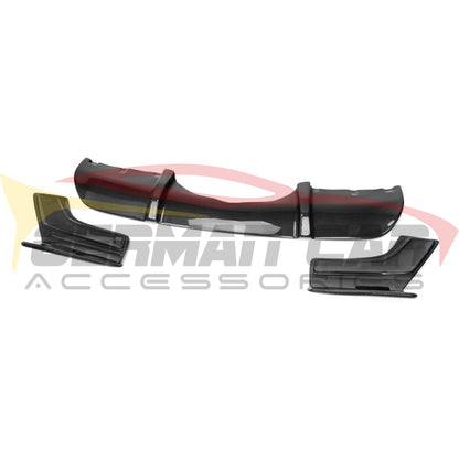 2014-2018 Bmw X5 M Performance Style Carbon Fiber Rear Diffuser With Splitters | F15 Mirror Caps