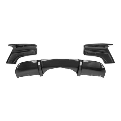 2014-2018 Bmw X5 M Performance Style Carbon Fiber Rear Diffuser With Splitters | F15 Mirror Caps