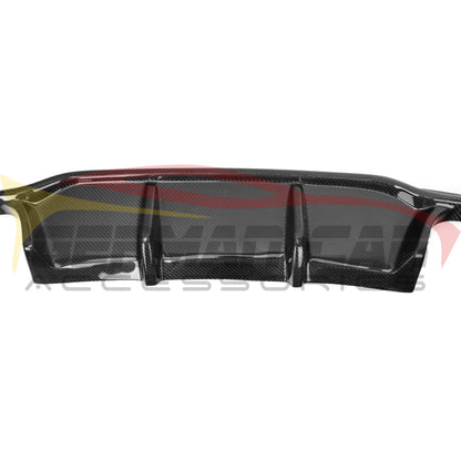 2014-2018 Bmw X5M/X6M 3D Style Carbon Fiber Rear Diffuser | F85/F86 Mirror Caps