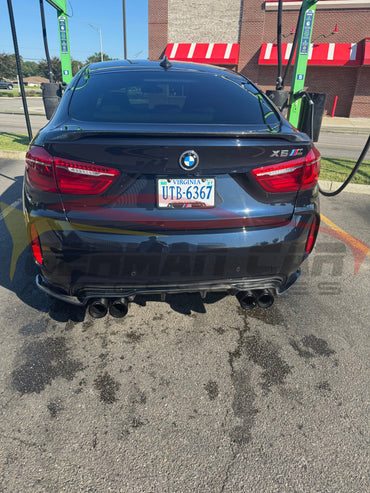 2014-2018 BMW X5M/X6M 3D Style Carbon Fiber Rear Diffuser | F85/F86 Rear Diffusers