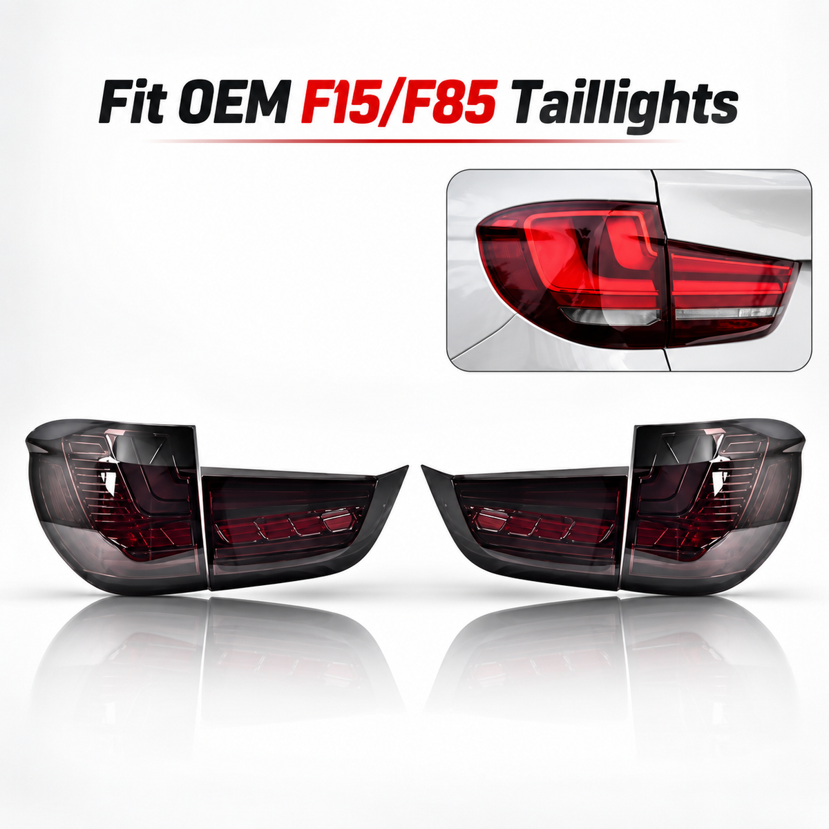 2014-2018 BMW X5/X5M GTS Style LED Taillights | F15/F85