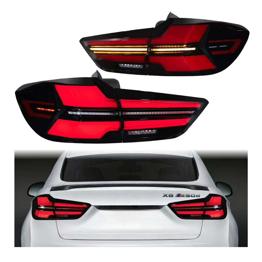 2014-2019 BMW X6 LCI Style LED Taillights | F16 DRL Modules