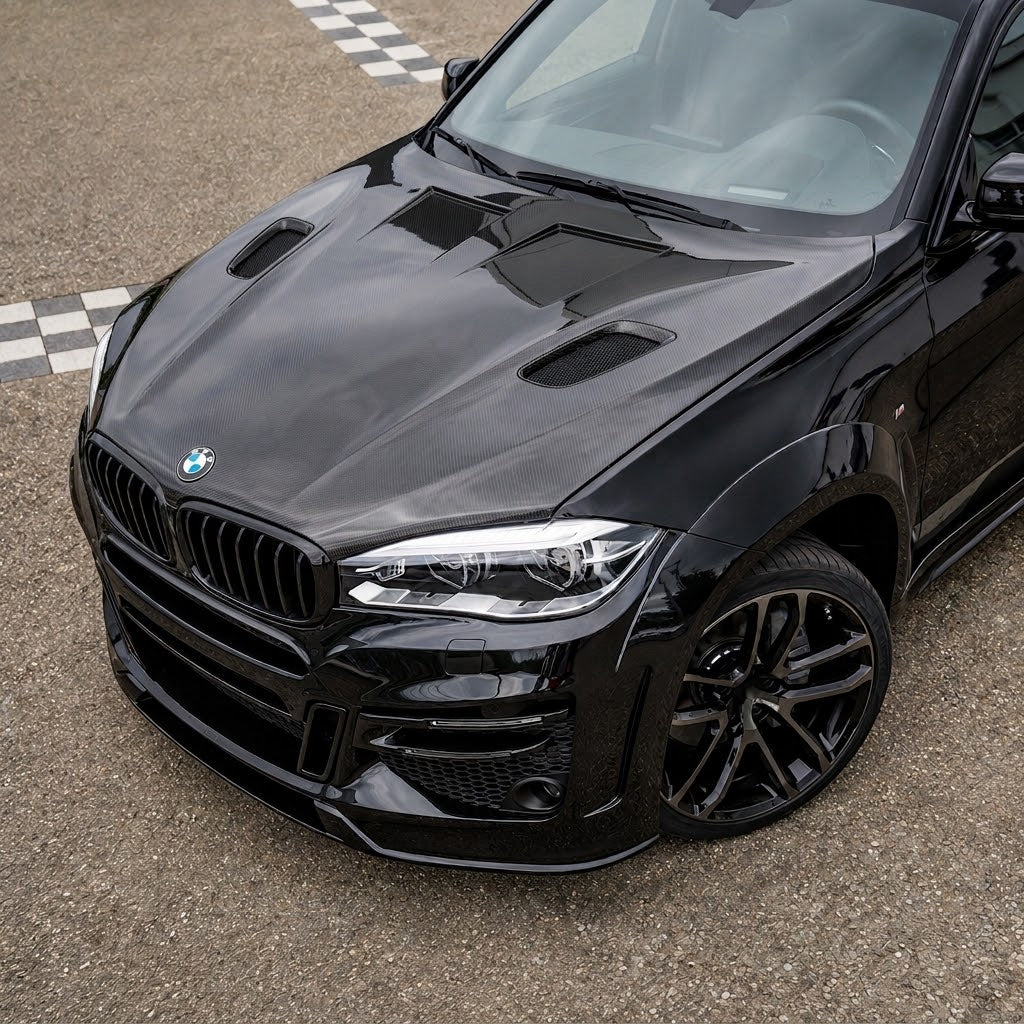 2014-2019 BMW X5/X6/X5M/X6M LM Style Carbon Fiber Hood | F15/F16/F85/F86