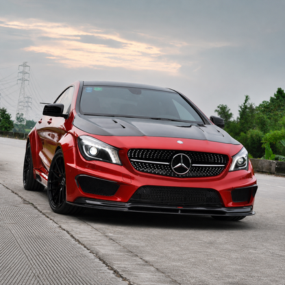 2014-2019 Mercedes CLA-Class/CLA45 AMG J Style Carbon Fiber Hood | W117/C117/X117