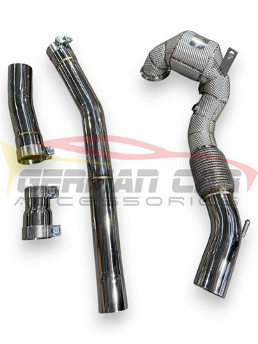 2014-2020 Audi A3/S3 Downpipe | 8V/8V.5 A3/S3 Yes Heat Shield / 200 Cell Euro 6 Sport High Flow Cat Downpipes