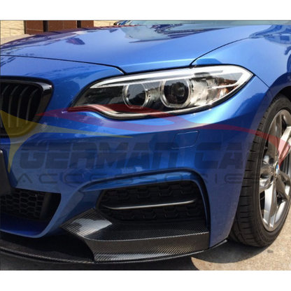 2014-2020 Bmw 2-Series Carbon Fiber M Performance Front Splitters | F22/f23