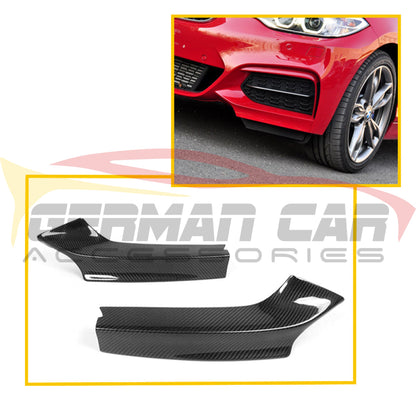 2014-2020 Bmw 2-Series Carbon Fiber M Performance Front Splitters | F22/f23