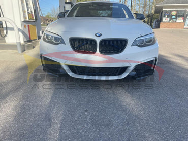 2014-2020 Bmw 2-Series Carbon Fiber M Performance Front Splitters | F22/F23 Lips/Splitters