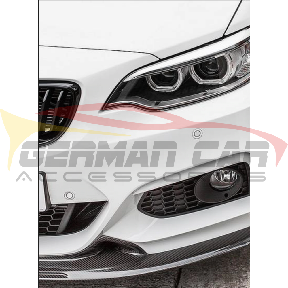 2014-2020 Bmw 2-Series Carbon Fiber Mtc Style Front Lip | F22/f23