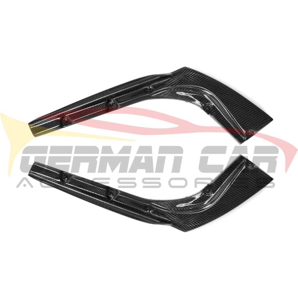 2014-2020 Bmw 4-Series M Performance Style Carbon Fiber Rear Bumper Splitters | F32/F33/F36 Front