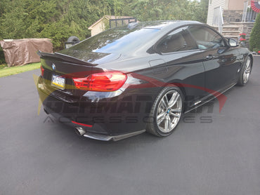 2014-2020 BMW 4-Series M Performance Style Carbon Fiber Rear Bumper Splitters | F32/F33/F36 Rear Diffusers