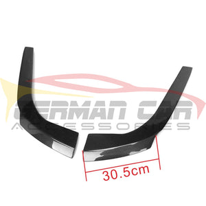 2014-2020 Bmw 4-Series M Performance Style Carbon Fiber Rear Bumper Splitters | F32/F33/F36 Front