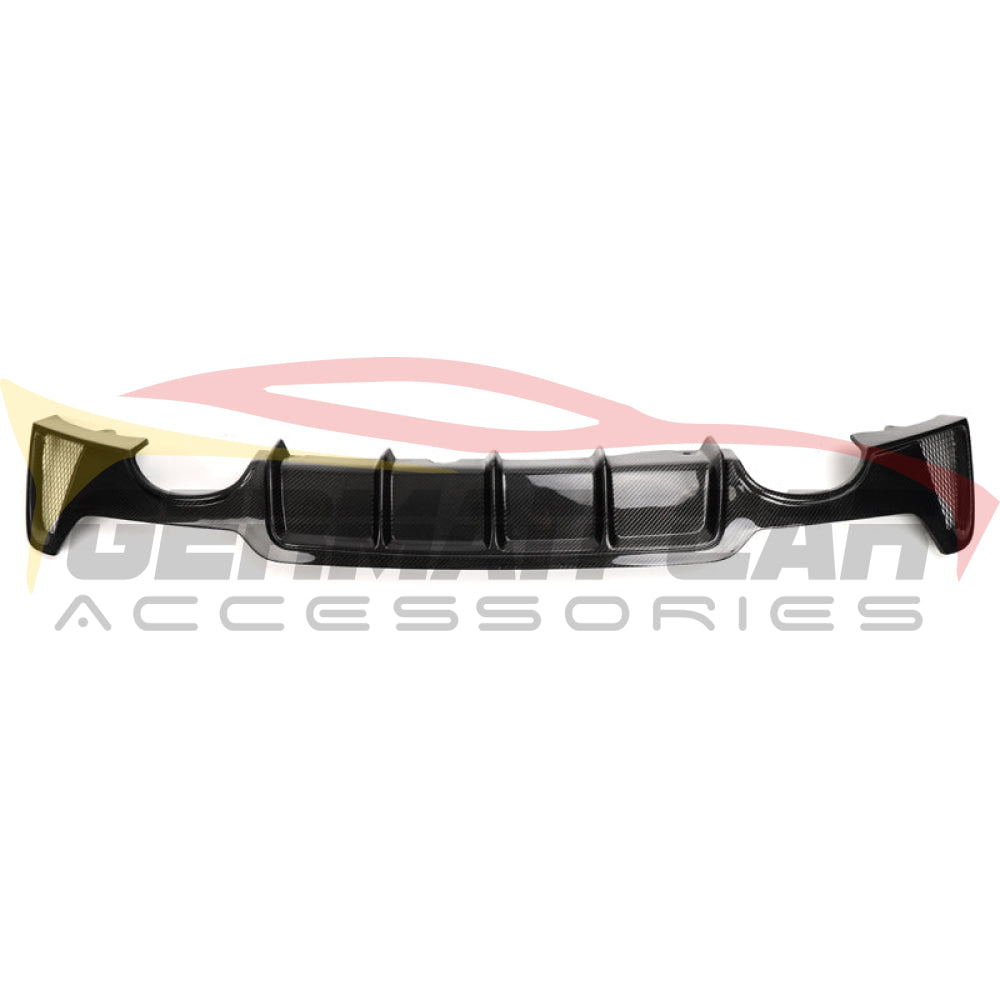 2014-2020 Bmw 4-Series M Performance Style Carbon Fiber Rear Diffuser | F32/F33/F36 Front