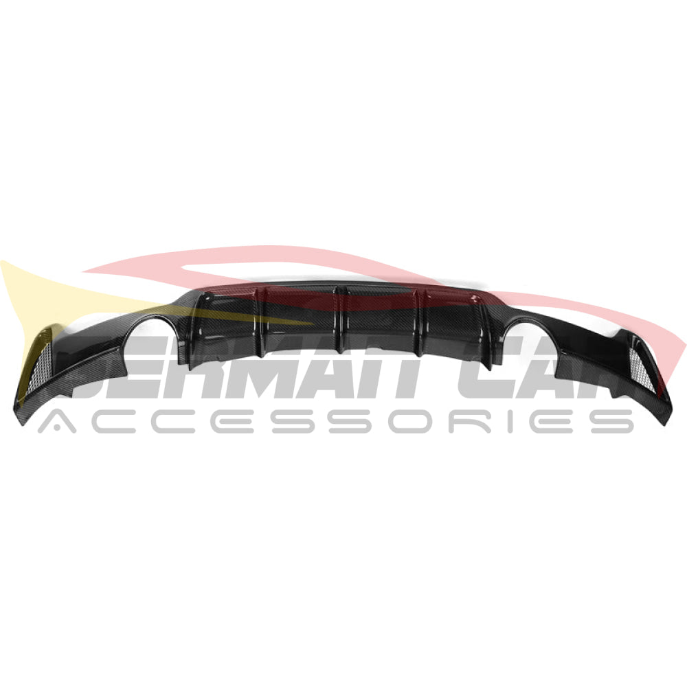 2014-2020 Bmw 4-Series M Performance Style Carbon Fiber Rear Diffuser | F32/F33/F36 Dual Exhaust