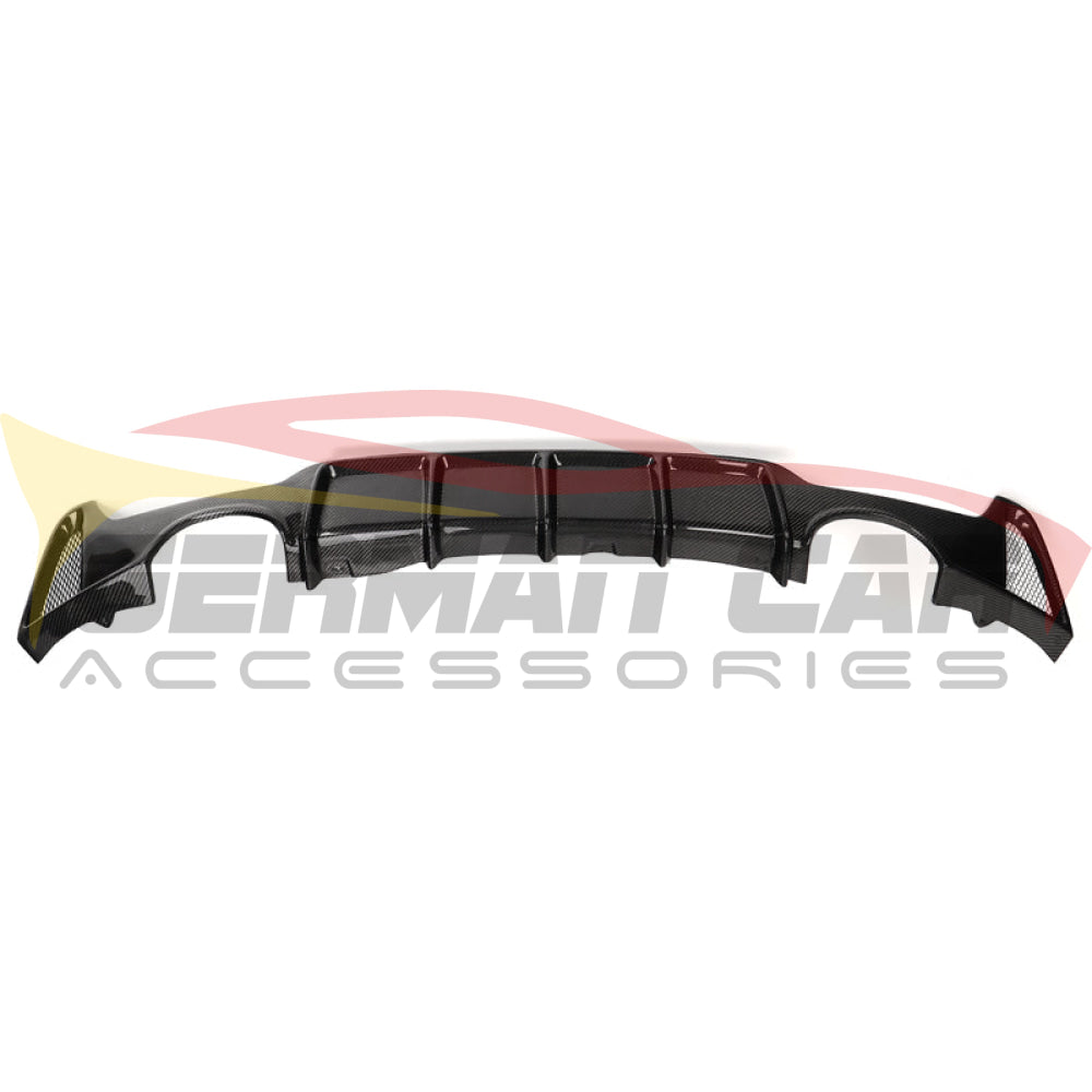 2014-2020 Bmw 4-Series M Performance Style Carbon Fiber Rear Diffuser | F32/F33/F36 Quad Exhaust