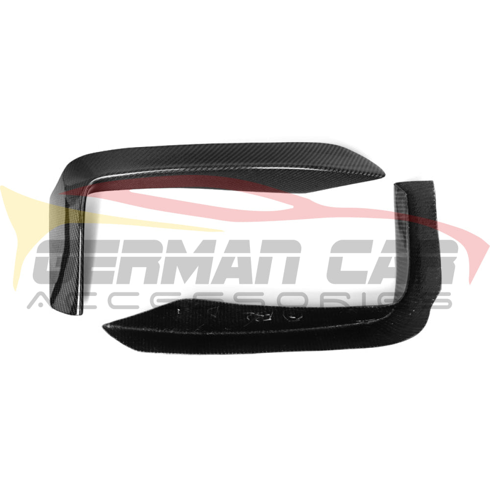 2014-2020 Bmw 4-Series M Performance Style Carbon Fiber Front Lip With Splitters | F32/F33/F36