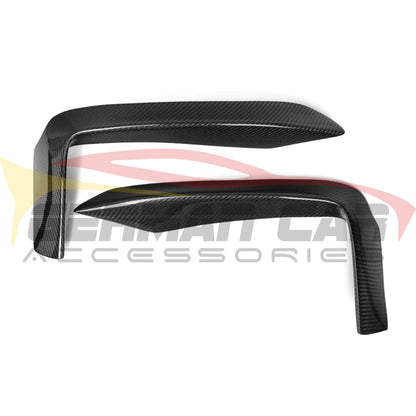 2014-2020 Bmw 4-Series M Performance Style Carbon Fiber Front Lip With Splitters | F32/F33/F36