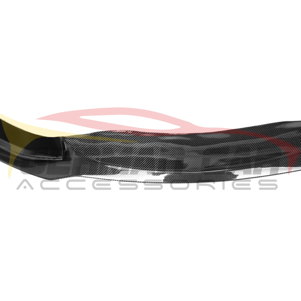 2014-2020 Bmw 4-Series M Performance Style Carbon Fiber Front Lip With Splitters | F32/F33/F36