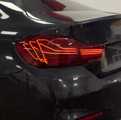 2014-2020 Bmw M4/4-Series Csl Style Laser Taillights | F82/F83/F32/F33/F36 Red