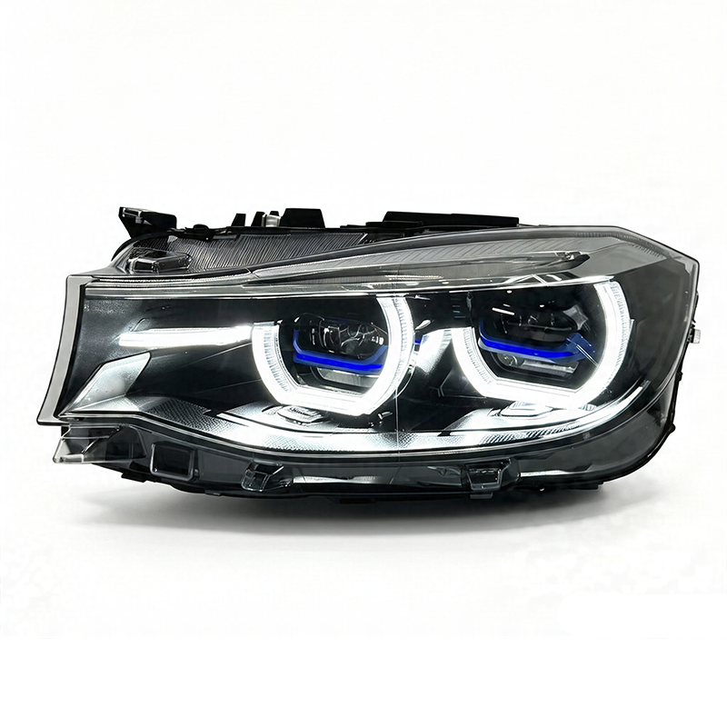 2014-2020 BMW 3-Series GT Yellow-White DRL CS Style LED Headlights | F34