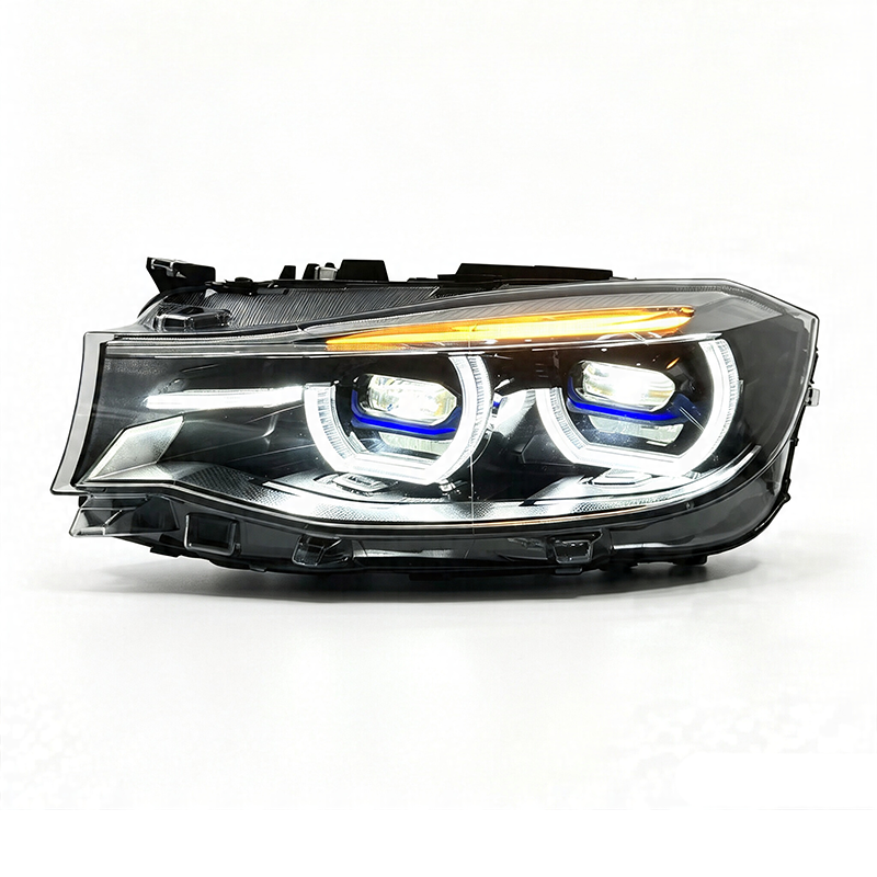 2014-2020 BMW 3-Series GT Yellow-White DRL CS Style LED Headlights | F34