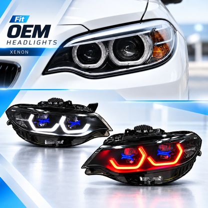 2014-2021 BMW 2-Series/M2 OSS Style LED Headlights | F22/F23/F87