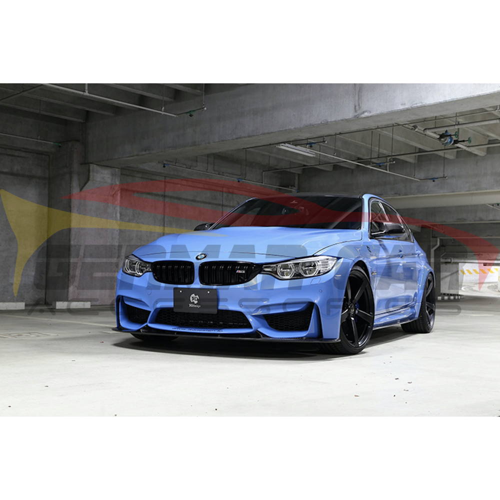 2014-2021 Bmw M3/m4 Carbon Fiber 3D Style Front Lip | F80/f82/f83