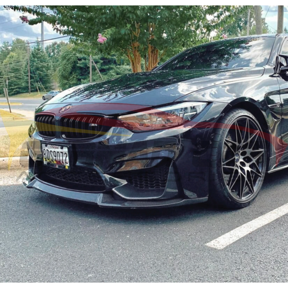 2014-2021 Bmw M3/m4 Carbon Fiber Cs Style Front Lip | F80/f82/f83