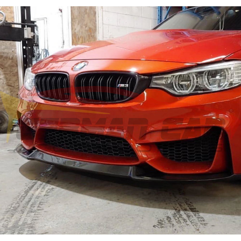 2014-2021 Bmw M3/m4 Carbon Fiber Cs Style Front Lip | F80/f82/f83