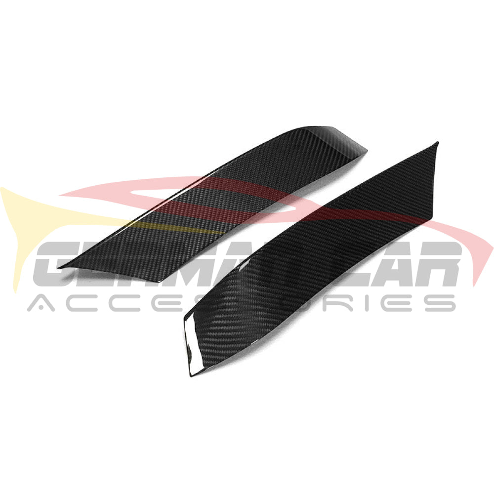 2014-2021 Bmw M3/m4 Carbon Fiber Front Upper Bumper Splitters | F80/f82/f83