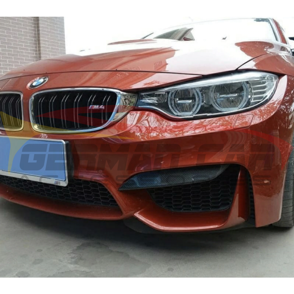 2014-2021 Bmw M3/m4 Carbon Fiber Front Upper Bumper Splitters | F80/f82/f83