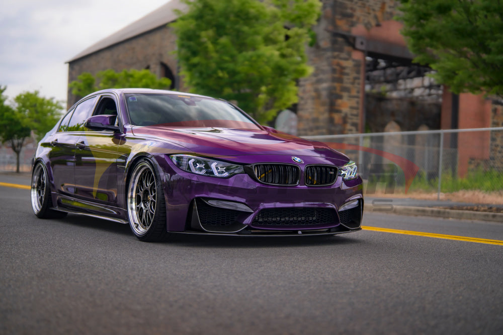 2014-2021 Bmw M3/M4 Carbon Fiber Front Upper Bumper Splitters | F80/F82/F83 Lips/Splitters