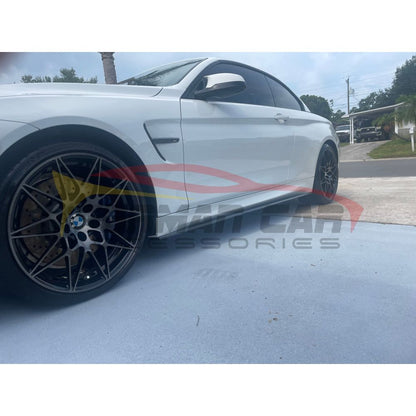 FOR BMW M3 M4 F80 F82 SIDE SKIRTS EXTENSION BLADE LIP GLOSS BLACK FIT FOR BMW M3 M4 F80 F82 SIDE SKIRTS EXTENSION BLADE LIP GLOSS BLACK FIT