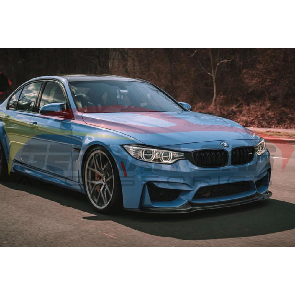 2014-2021 Bmw M3/m4 Carbon Fiber V1 Style Front Lip | F80/f82/f83