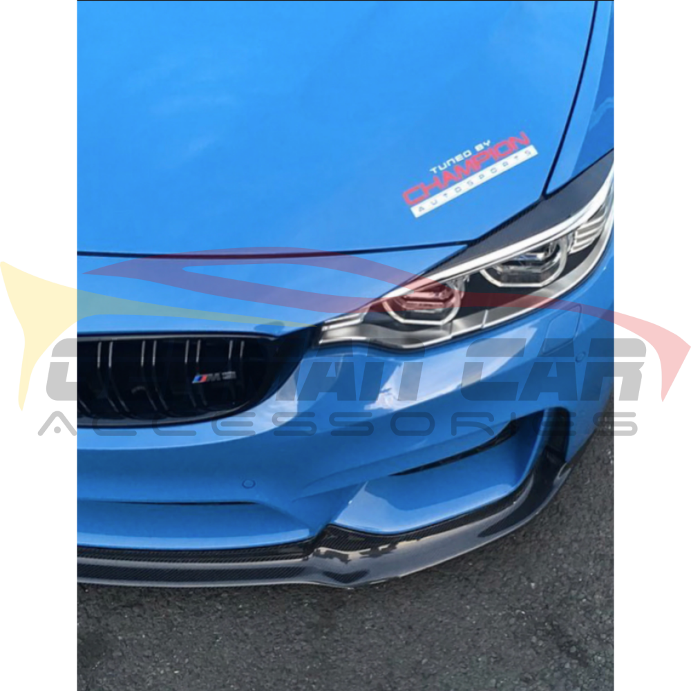 2014-2021 Bmw M3/m4 Carbon Fiber V1 Style Front Lip | F80/f82/f83