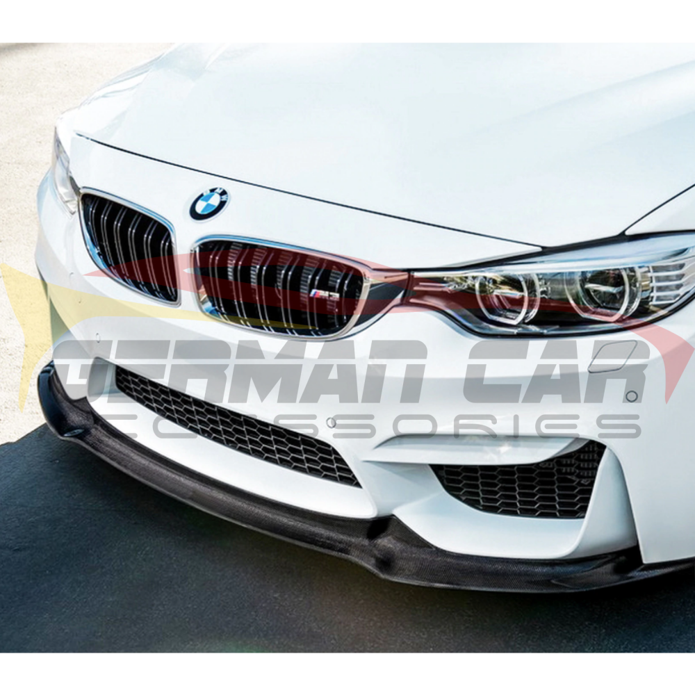 2014-2021 Bmw M3/m4 Carbon Fiber V1 Style Front Lip | F80/f82/f83