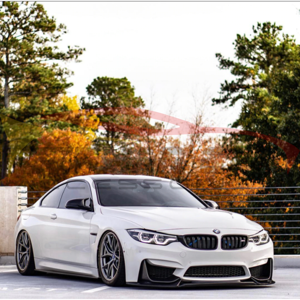 2014-2021 Bmw M3/m4 Carbon Fiber V2 Style Front Lip | F80/f82/f83