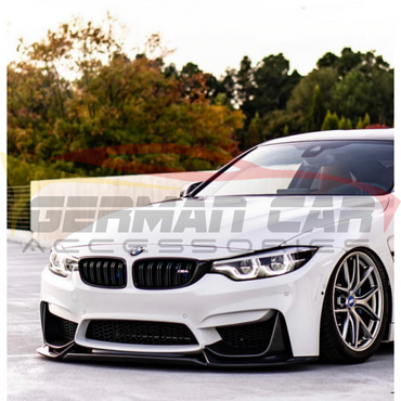 2014-2021 Bmw M3/m4 Carbon Fiber V2 Style Front Lip | F80/f82/f83