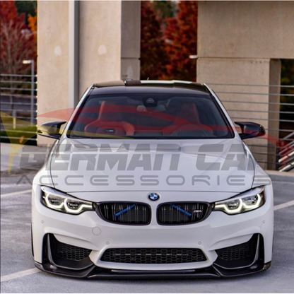 2014-2021 Bmw M3/m4 Carbon Fiber V2 Style Front Lip | F80/f82/f83