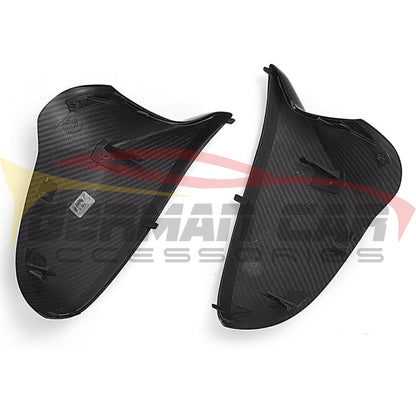 2014-2021 Bmw M3/m4 Dry Carbon Fiber Mirror Caps | F80/f82/f83