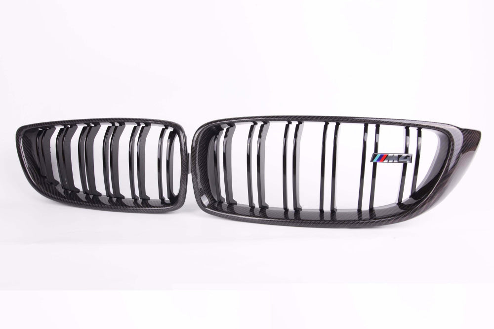 2014-2021 Bmw M3/m4 Kidney Grilles | F80/f82/f83 Carbon Fiber M4