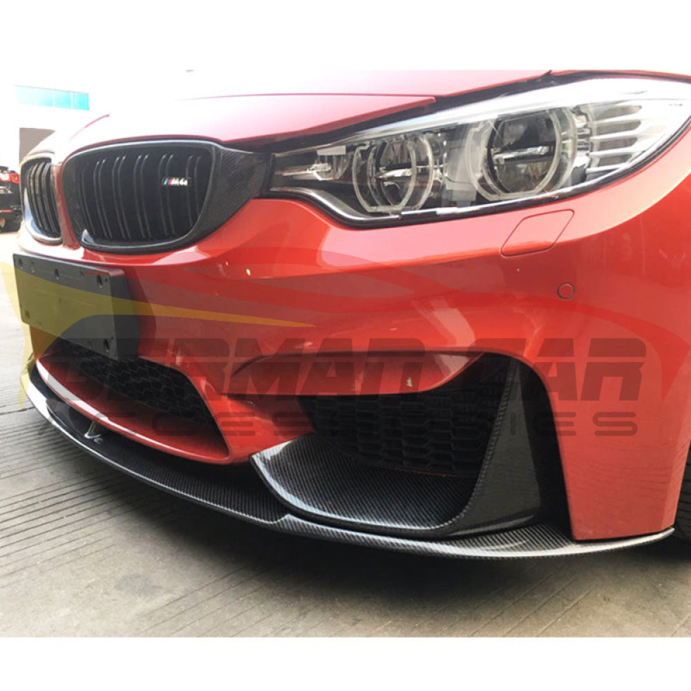 2014-2021 Bmw M3/m4 M Performance Carbon Fiber Front Lip Set | F80/f82/f83