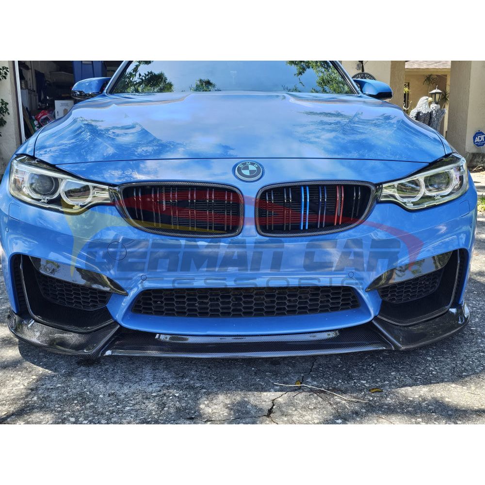 2014-2021 BMW M3/M4 M Performance Style Carbon Fiber Splitters | F80/F82/F83 Front Lips/Splitters