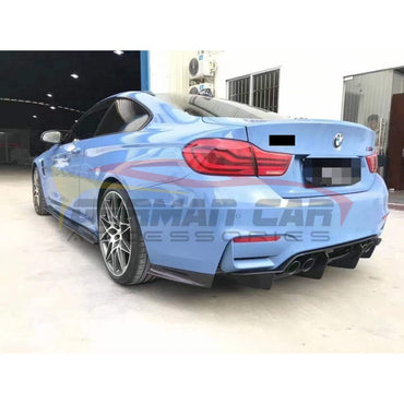 2014-2021 Bmw M3/M4 Psm Style 4 Piece Carbon Fiber Diffuser | F80/F82/F83 Rear Diffusers