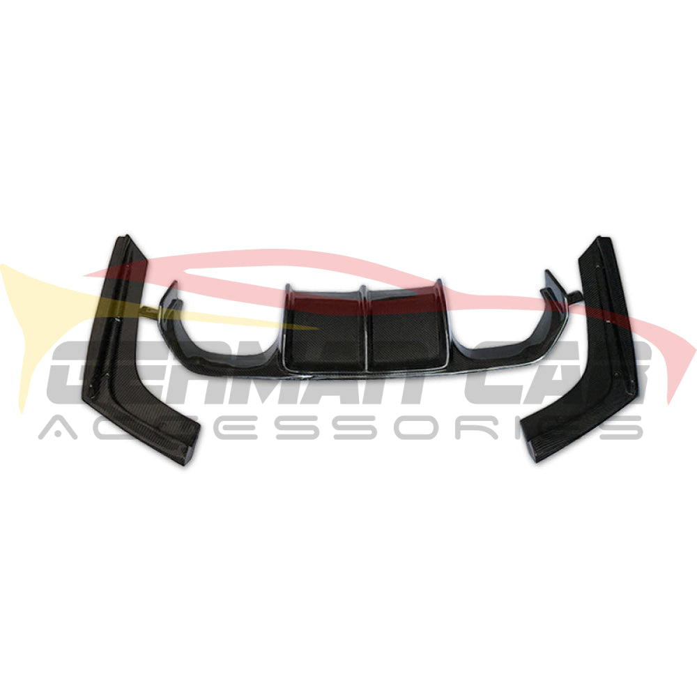 2014-2021 Bmw M3/m4 V1 Style Carbon Fiber Diffuser | F80/f82/f83