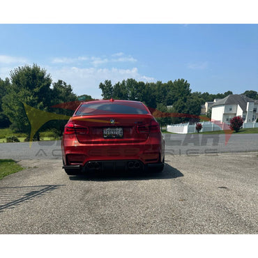 2014-2021 Bmw M3/M4 V1 Style Carbon Fiber Diffuser | F80/F82/F83 Rear Diffusers