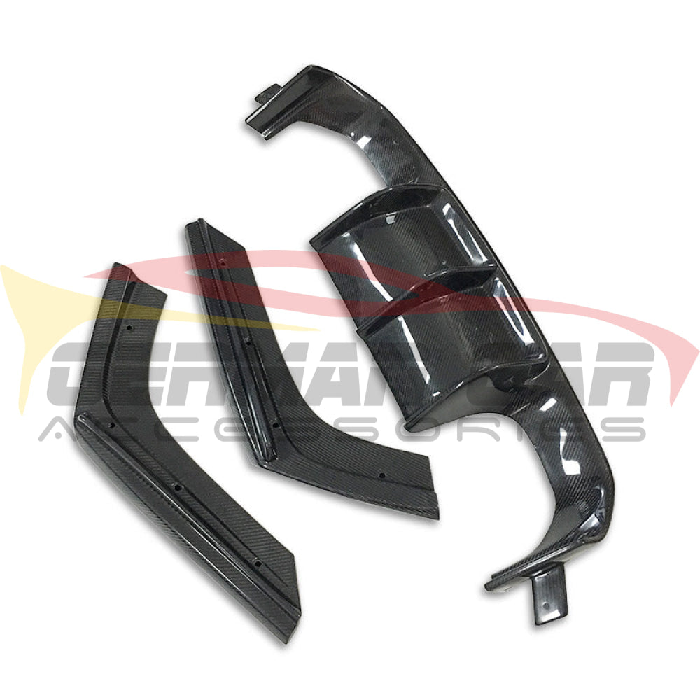 2014-2021 Bmw M3/M4 V1 Style Carbon Fiber Diffuser | F80/F82/F83 Rear Diffusers