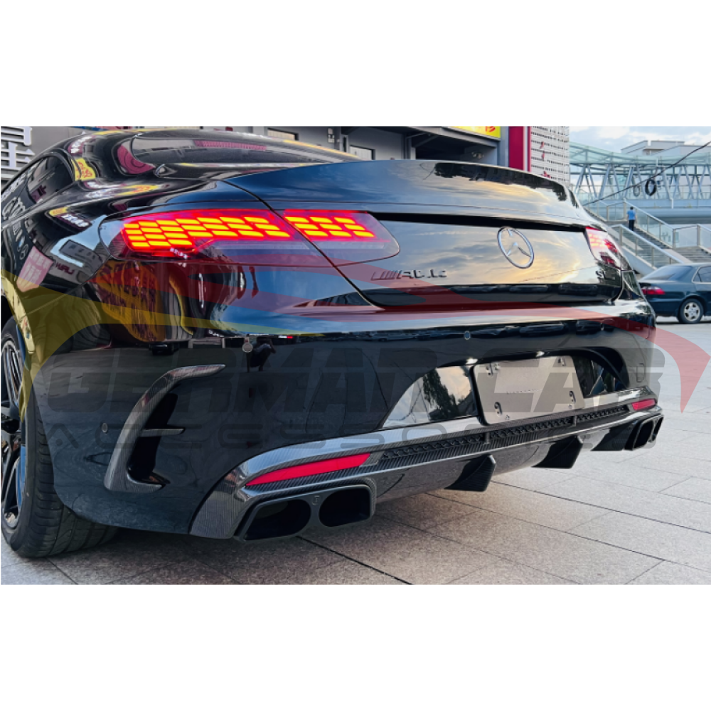 2014-2021 Mercedes-Benz S550/S63/S65 AMG Carbon Fiber Rear Diffuser | A217/C217/W217 Coupe/Cabriolet Rear Diffusers