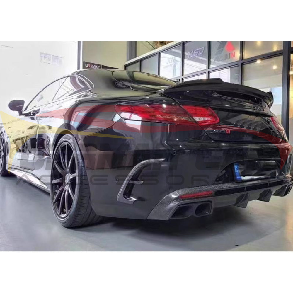 2014-2021 Mercedes-Benz S550/S63/S65 AMG Carbon Fiber Rear Diffuser | A217/C217/W217 Coupe/Cabriolet Rear Diffusers