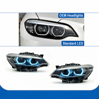 2014-2021 BMW 2-Series RGB Ikon Style LED Headlights | F22/F23/F87